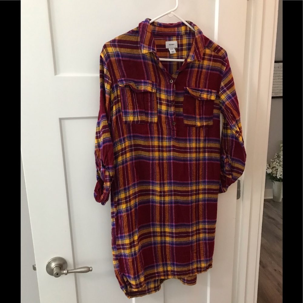 Girls Old Navy Flannel Tunic/Dress